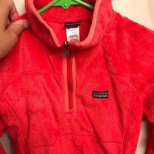 Girls Patagonia 3/4 zip up